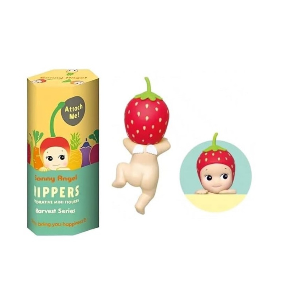 Sonny Angel Hippers Harvest Series fruit vegetable mini figure attach NWT Apple - Picture 1 of 8